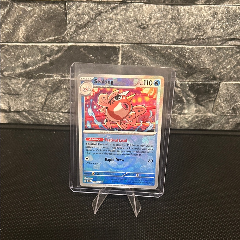 Pokémon‎ Seaking Masterball 021/131 Prismatic Evolutions M/NM